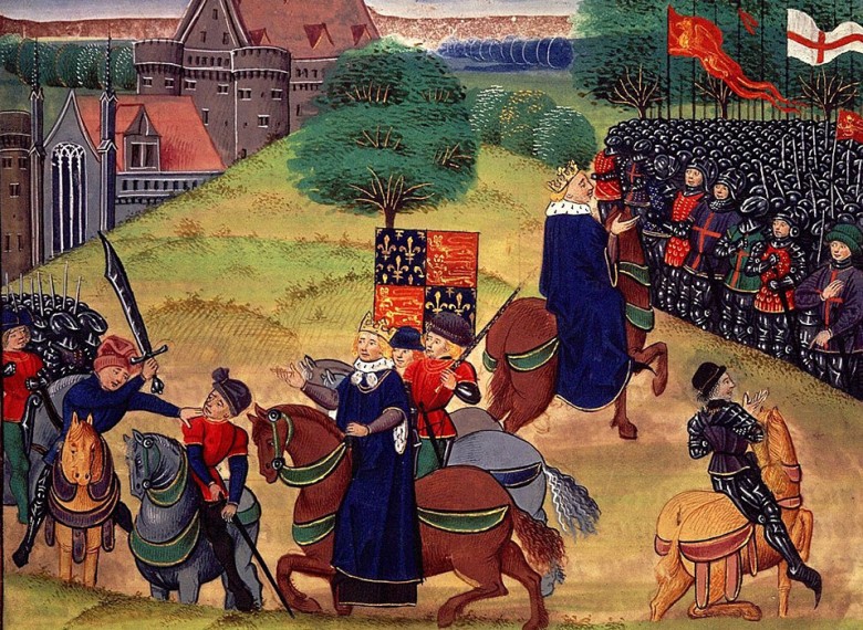 As seen in the Canterbury Tales, the Peasants' Revolt of 1381. Photograph © Wikipedia