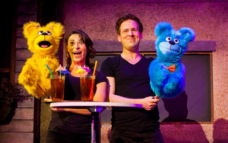 Jessica Parker and Stephen Arden as the Bad Idea Bears. Photograph: Matt Martin Photography