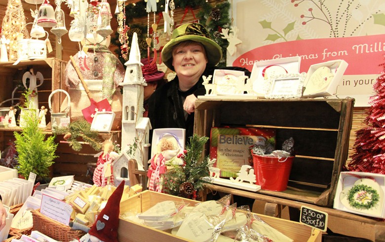 Winner of the best dressed stand at the St Nick's Fair 2014, winner of the Best Dressed Stand, Paula Snowden. Photograph: City of York Council
