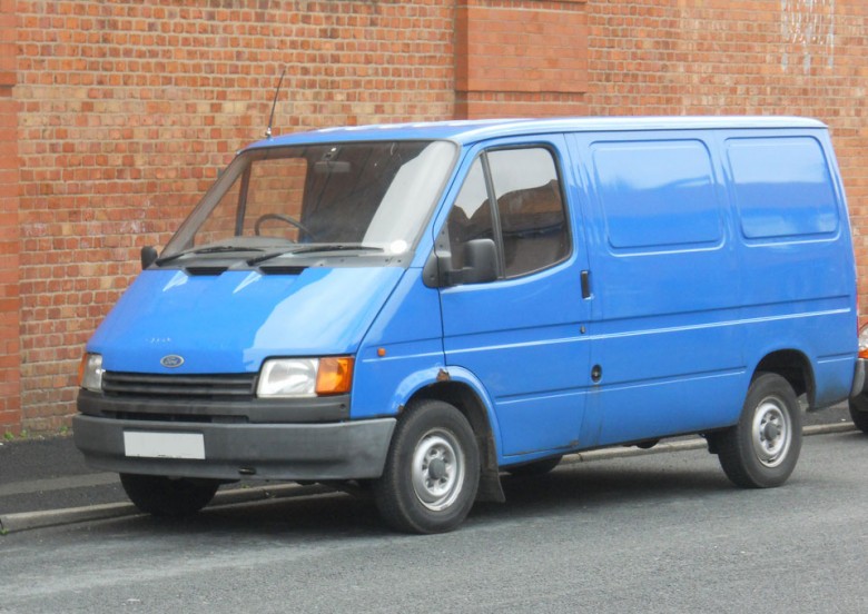File photo of a blue Ford Transit van. Photograph © Mikey on Flickr