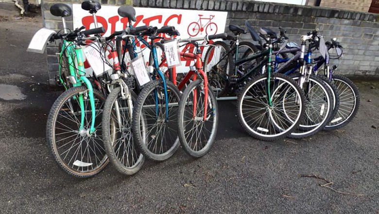 Pedal power is cheap, and York is flat. Photograph: Re-cycle York