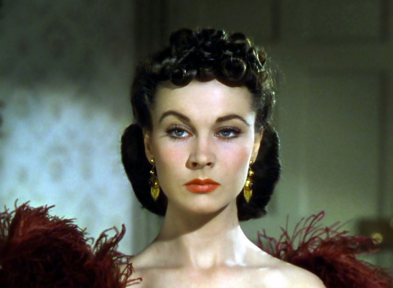 Famous relative: Vivien Leigh in Gone With The Wind. Photograph © The Photographer on Wikipedia
