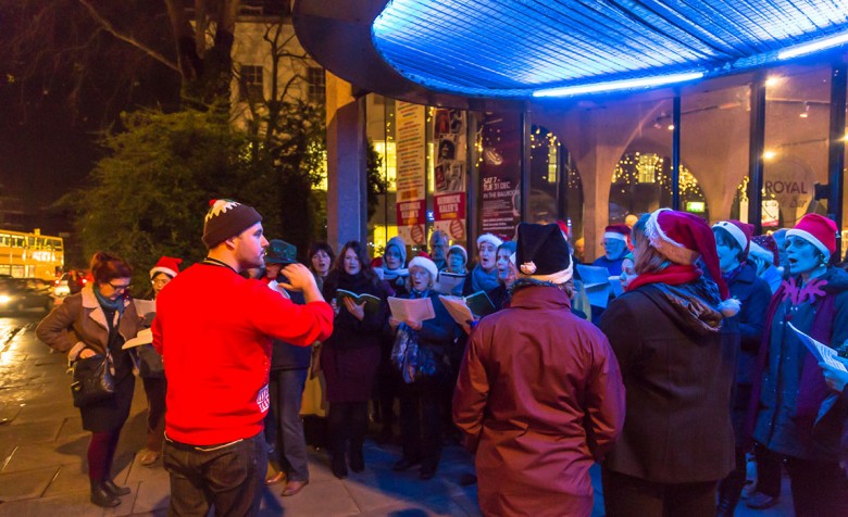 Carol singers in York. Photograph © Allan Harris on Flickr
