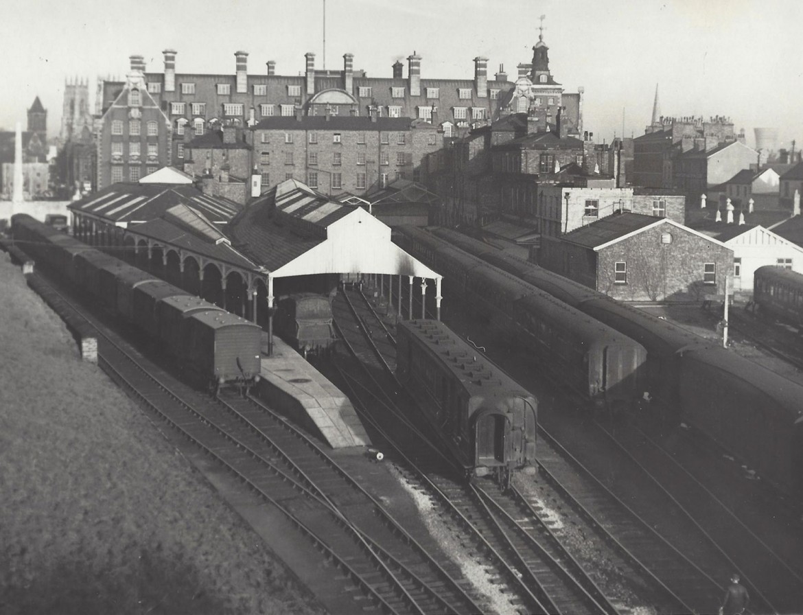 York's old station, pictured in 1950