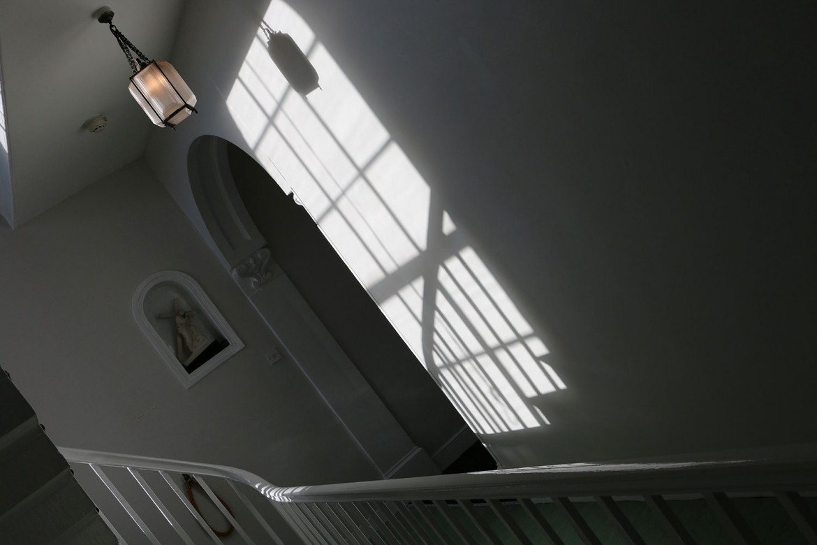 Light breaking through the shadows