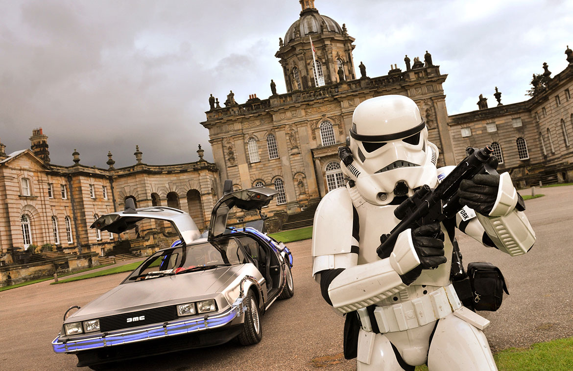 DeLorean time machine transports Castle Howard ‘back to the future’
