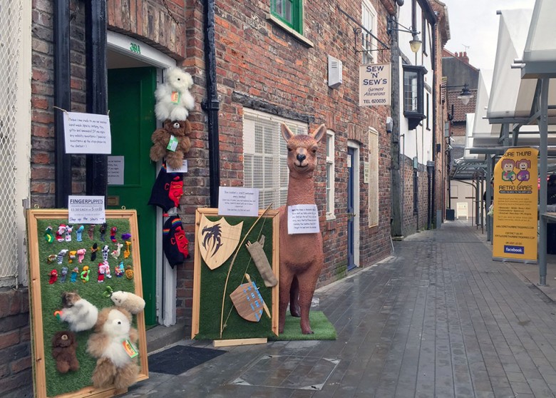 The entrance, round the back of Shambles on the market side