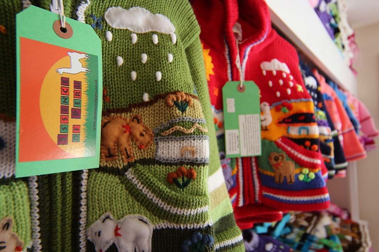 The colourful, hand-crafted children's clothes