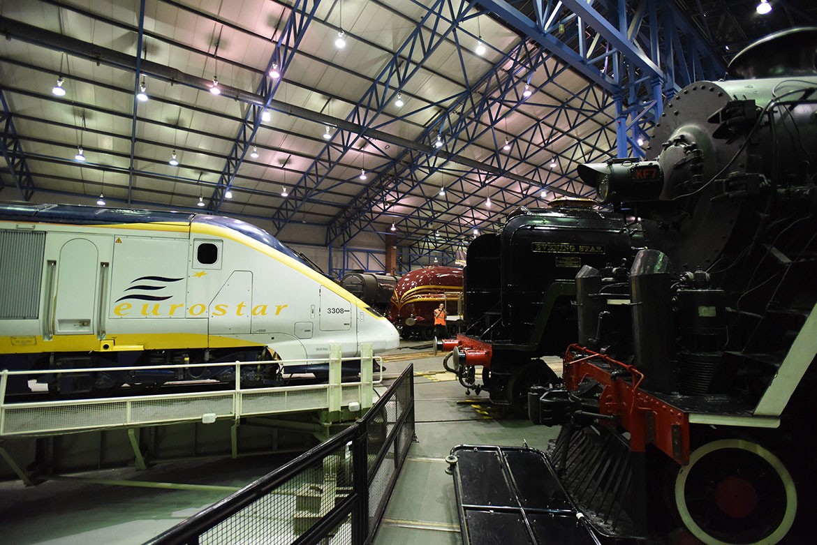 The new Eurostar engine at the NRM