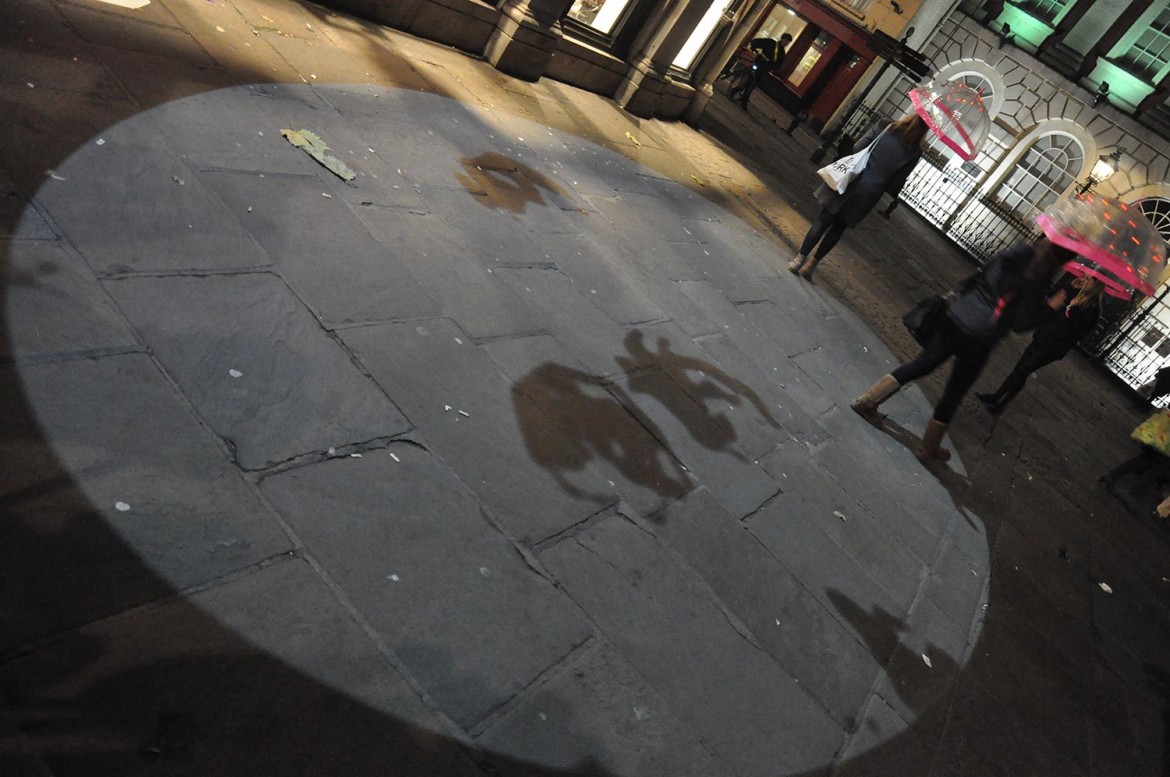 …and the shadows go off on their own