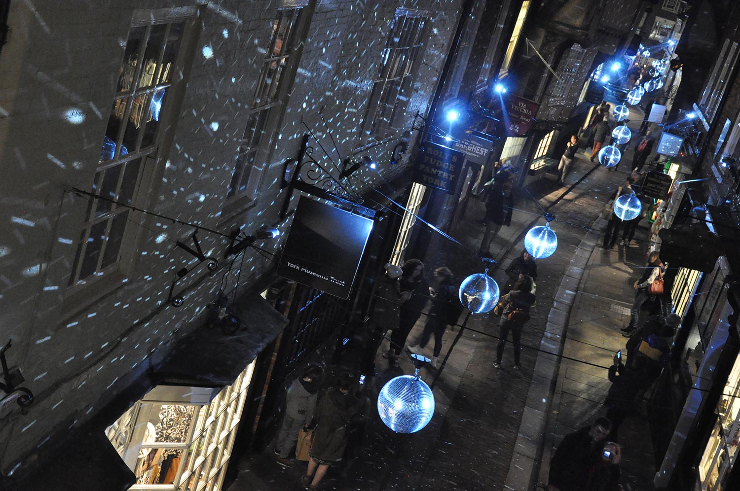 Glittering Shambles, spooky shadows and neon birds: Illuminating York 2015 on video and in pix