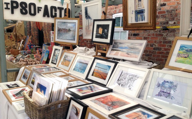 Picture perfect… Lee's Ipso Facto stall