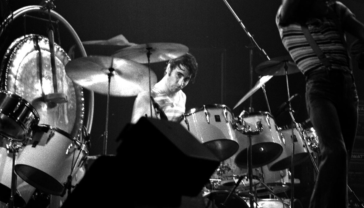 Dream guest? Keith Moon. Photograph © Jean-Luc on Wikipedia