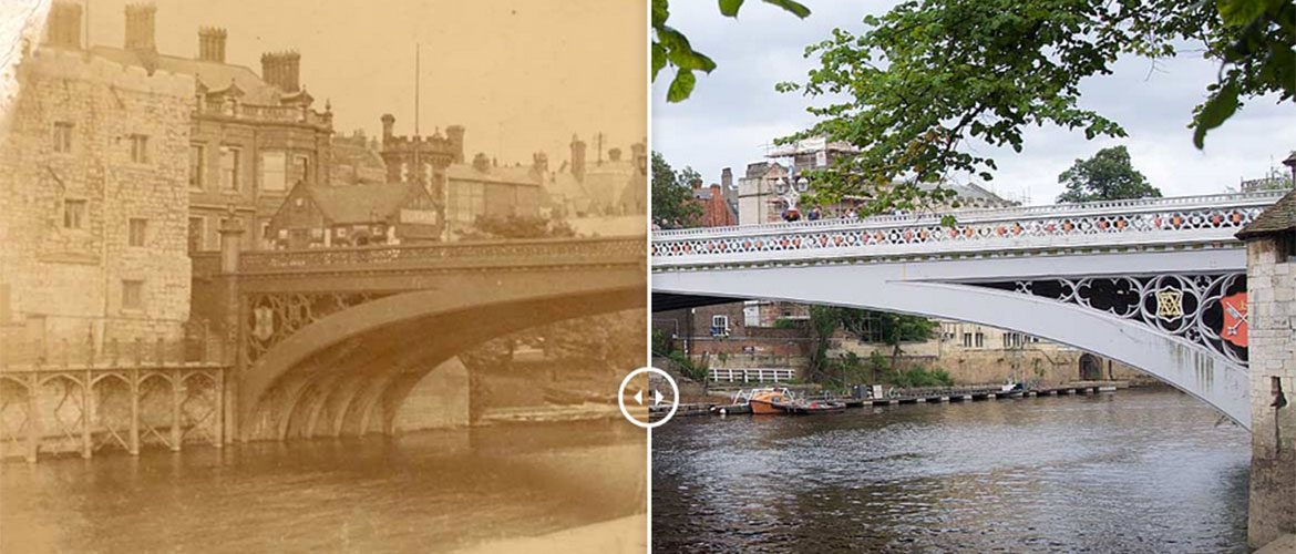 See York change before your eyes with these remarkable  ‘then and now’ photographs