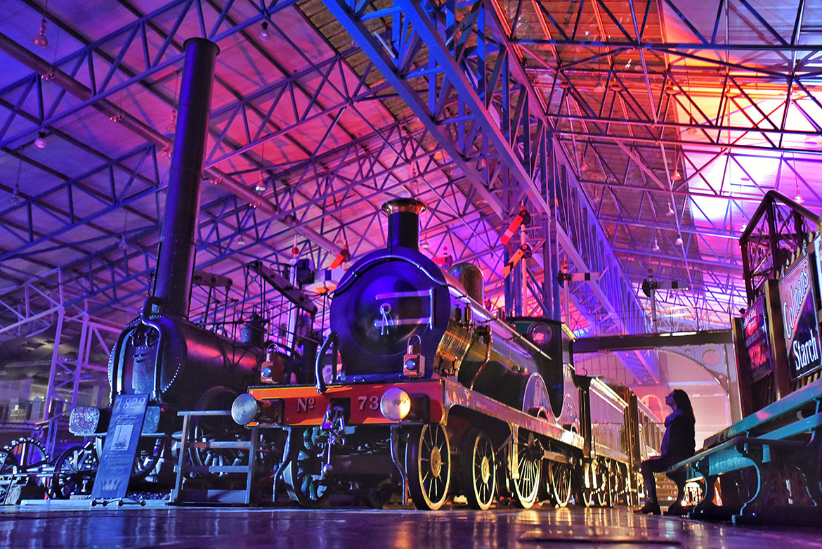 Eight magical pictures of National Railway Museum engines transformed by light