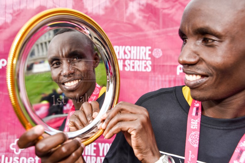 Winning smile… Edwin Korir 