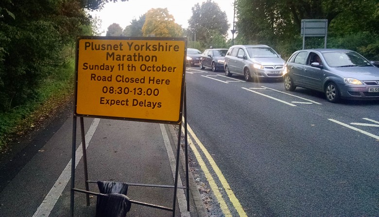 Lots of the city and surrounding area will see roads closed on Sunday