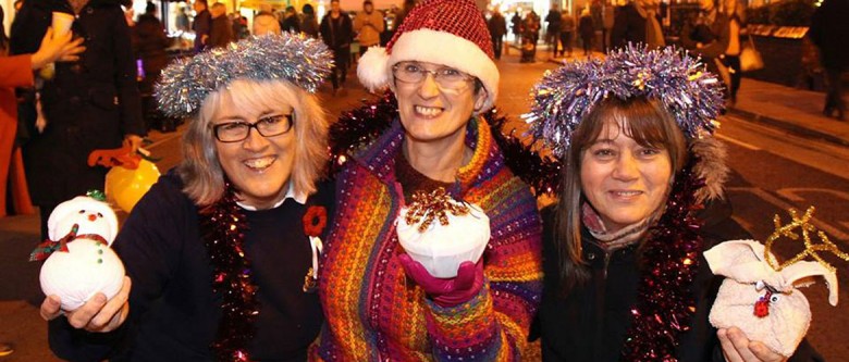 Flashback to last year's Bishy Road festive switch on. Photograph: Bishy Road on Facebook