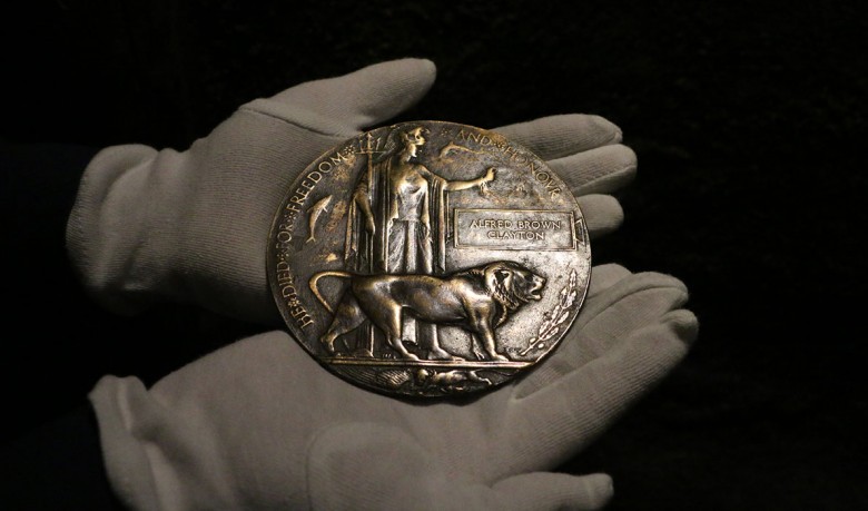 A close-up of the ‘Death Penny’