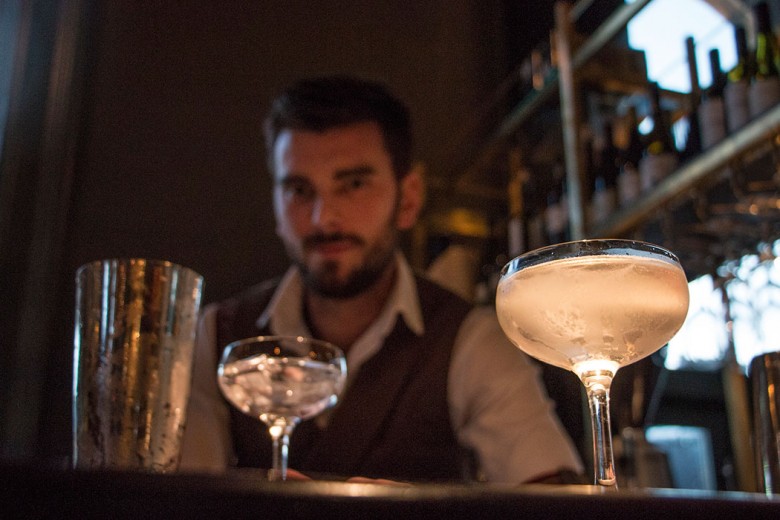 Home-grown… cocktails at the Chapter House Bar, Royal York Hotel. Photograph: Richard McDougall