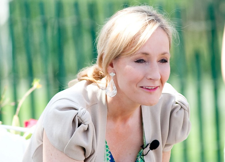 A few bob ahead of most authors (and many countries, come to that)… Harry Potter author JK Rowling. Photograph © Daniel Ogren on Wikipedia