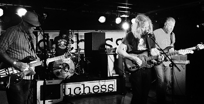 Alistair's band Soma Crew playing the Duchess