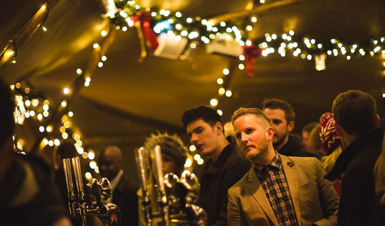 Thor's tipi bar – a Christmas bar with added Vikings - pops up on Parliament Street