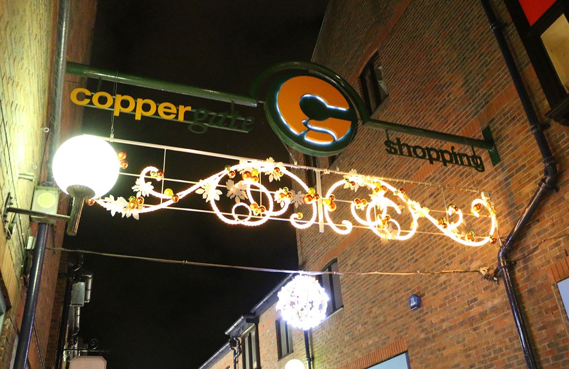 It was the Coppergate switch on too