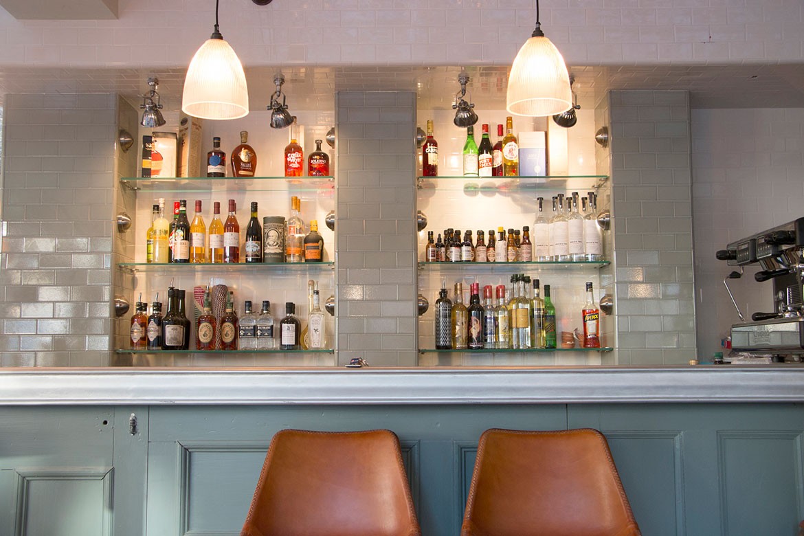 Clean, light and airy – upstairs at the Vaults