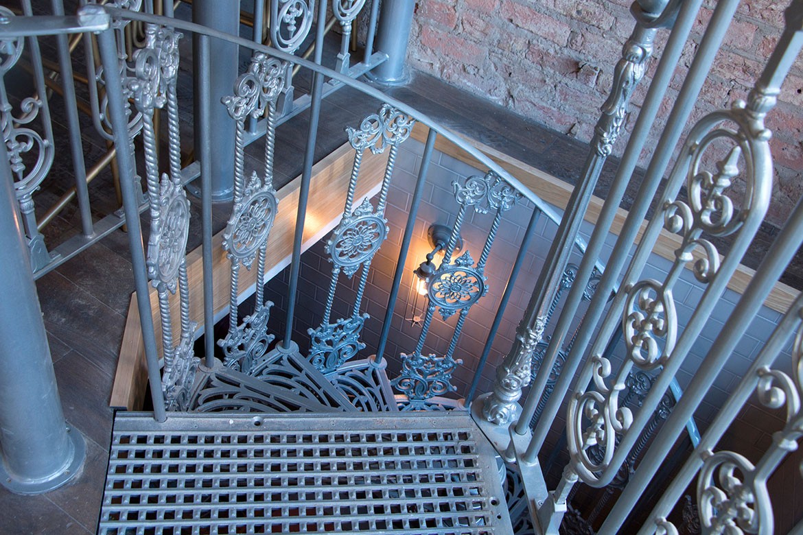 Mind how you go – the beautiful spiral staircase