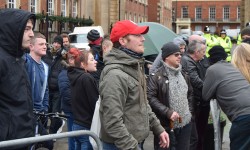 Video: Demonstrators clash over whether refugees should come to York