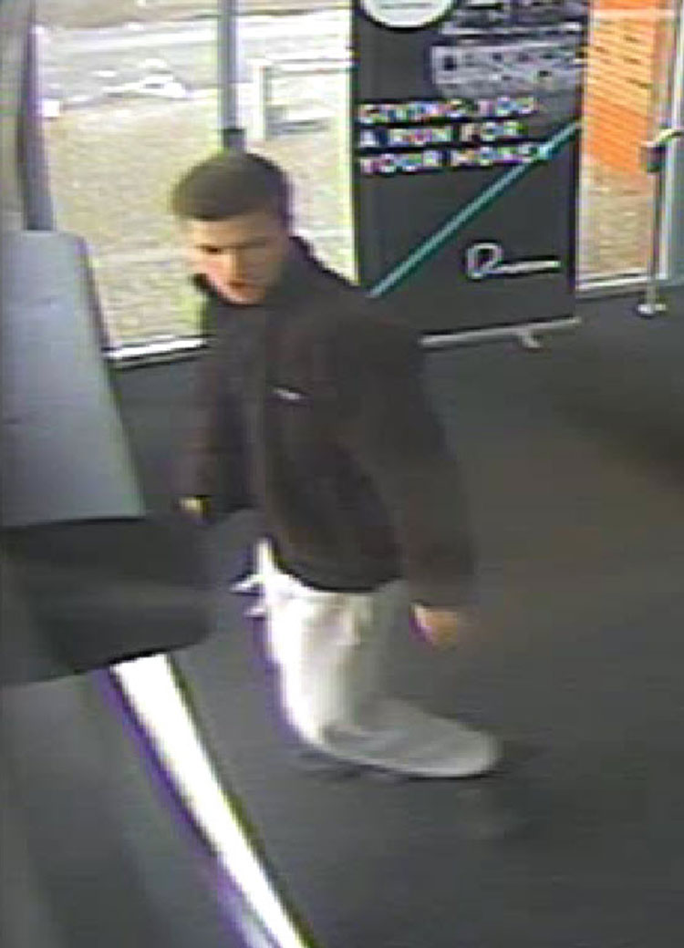 A still from the CCTV cameras