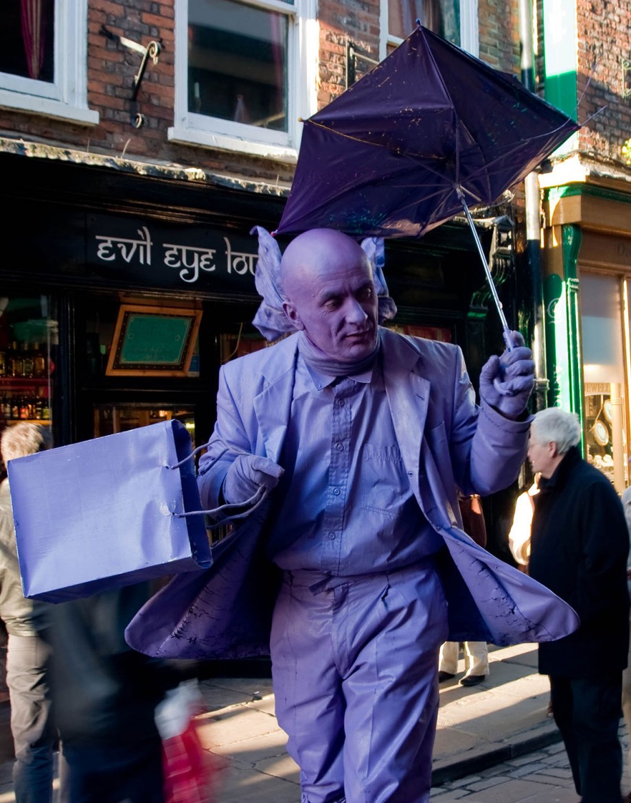 Purpleman on Stonegate in 2008. Photograph © Allan Harris on Flickr