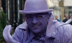 This might be Purpleman’s last weekend on Stonegate – catch him while you can