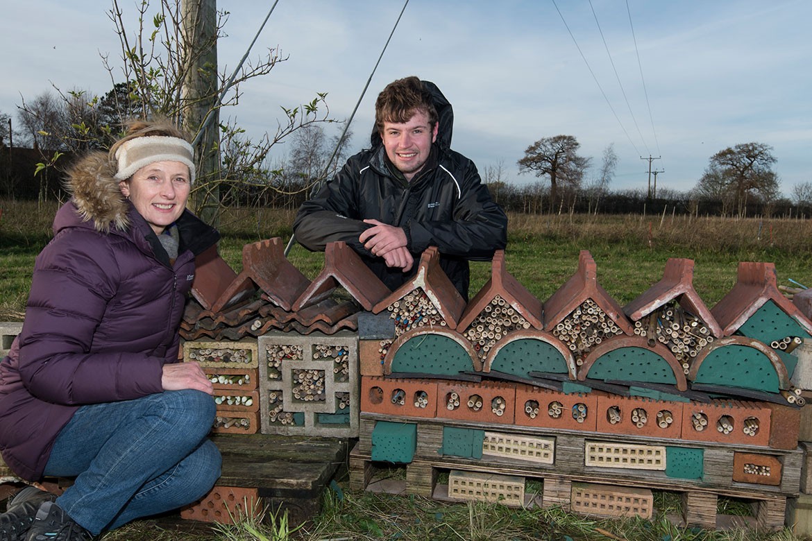 Rosalind Forbes Adam of Hagge Wood Trust and Ryan Clark