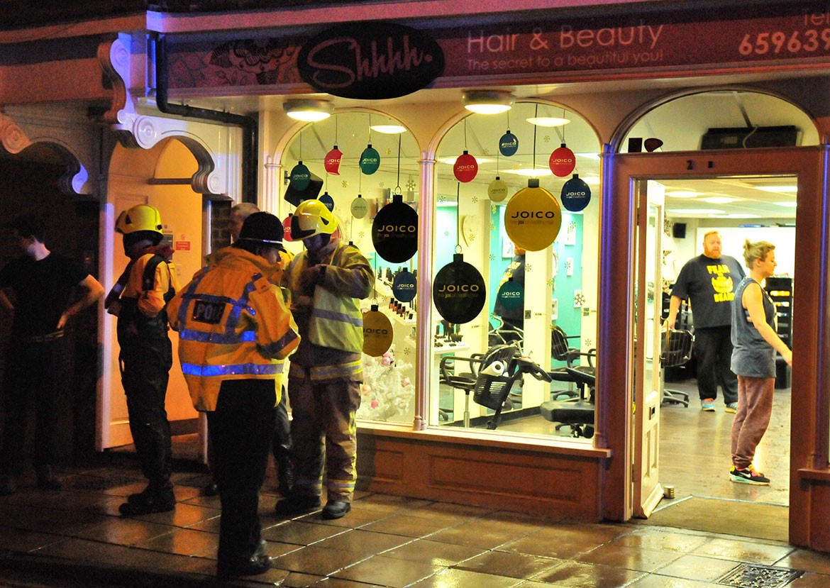 The floods are being tackled by multiple agencies, including the council, police and fire service. Photograph: Nigel Holland