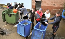 York floods latest: ‘A bit of water won’t stop us’ – the clean up begins, video and pix