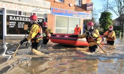 36 pictures of the York Christmas floods 2015: Emergency services rescue flood-hit residents