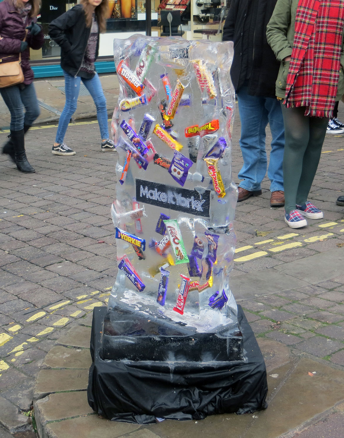 Chocolate on ice courtesy of Make It York
