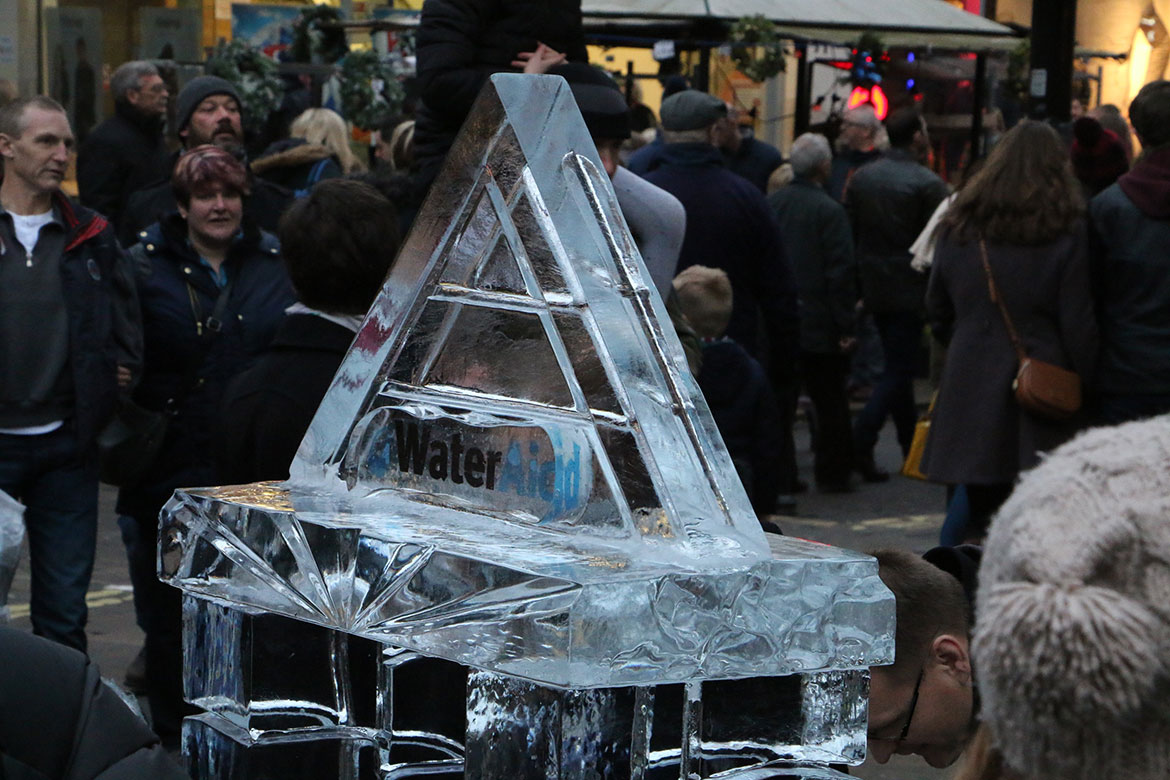 Yorkshire Water's wishing well in St Helen's Square