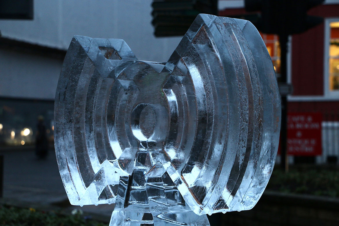 Even the wi-fi was captured in ice