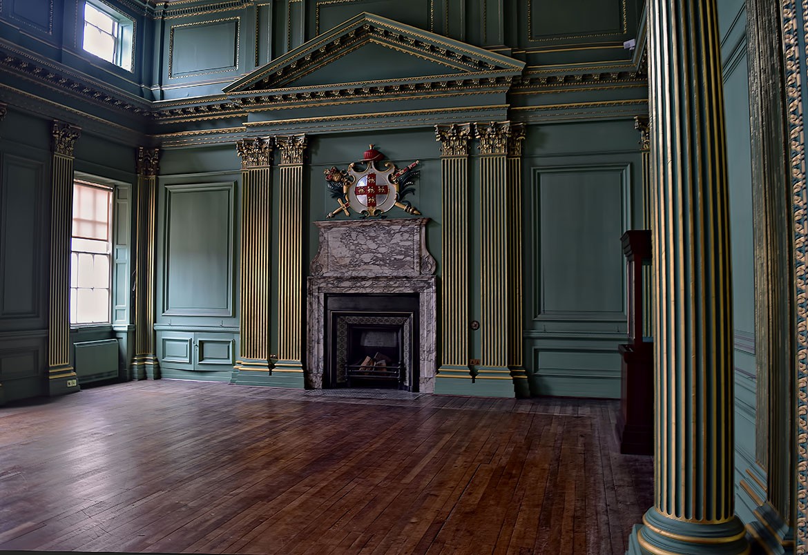 The York coat of arms in the State Room. Photograph: Richard Brigham / York Past & Present