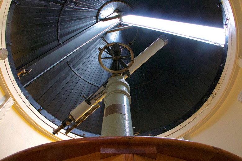 The telescope inside York Observatory. Photograph: Richard McDougall