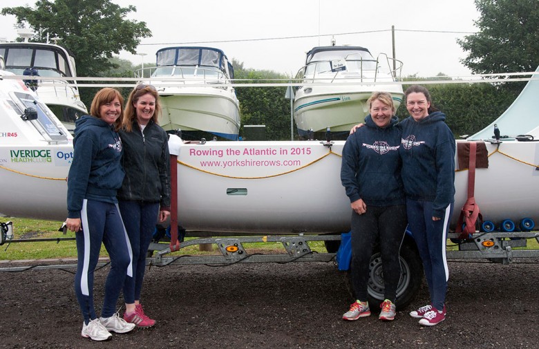 The team at York Marina. Photograph: Heather Corbett