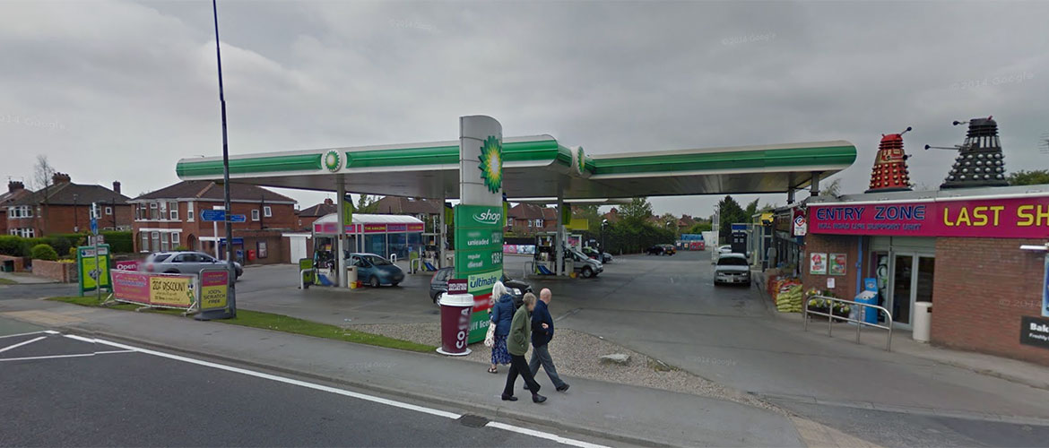 Man attacked outside York petrol station