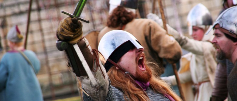 A friendly Viking prepares to welcome residents. Photograph © Rigel on Flickr