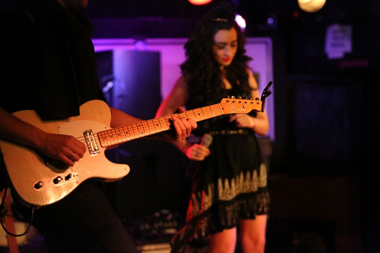 Lindi was backed by a stellar band