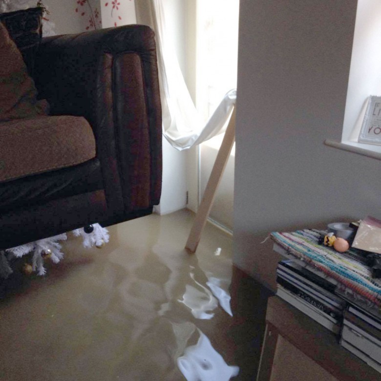The front room