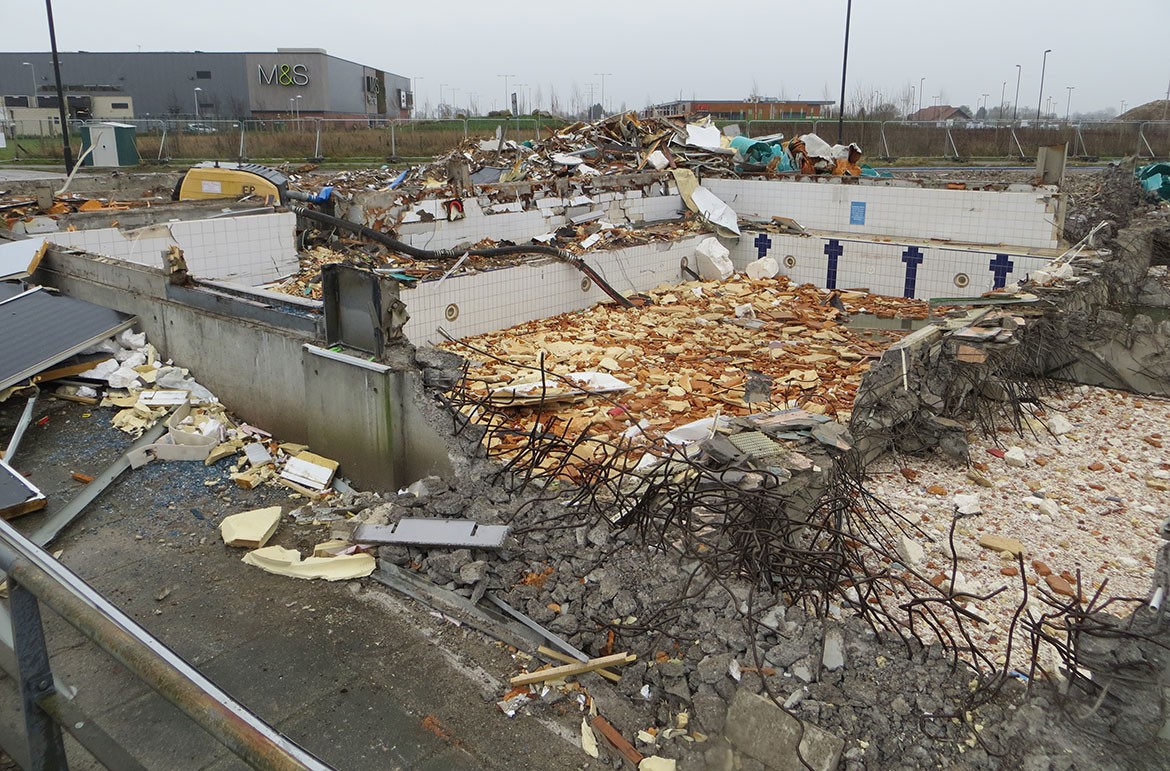 Not much left to knock down