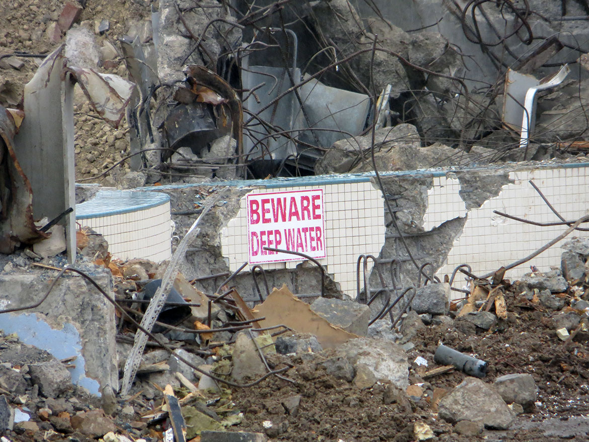 Splashdown: York Waterworld is reduced to rubble – 24 pictures